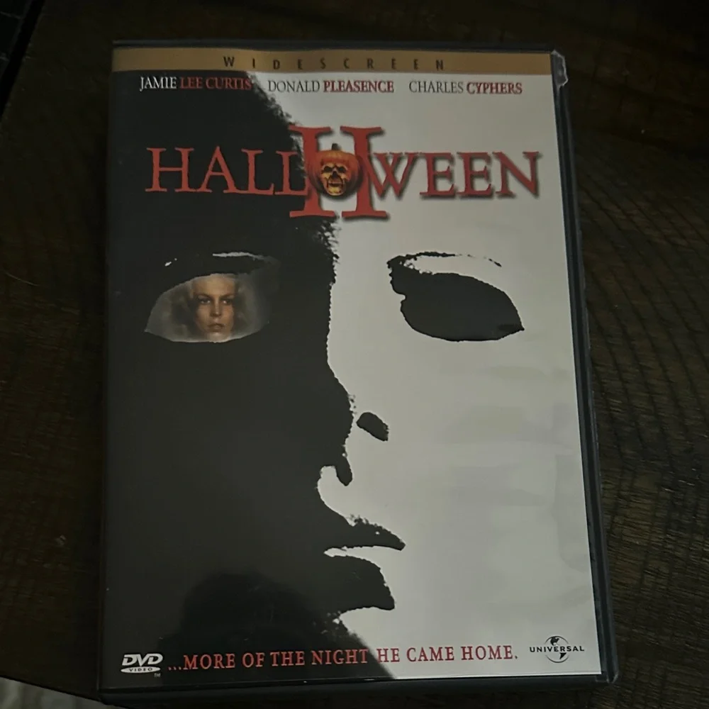Universal Halloween II DVD with Black and White Cover